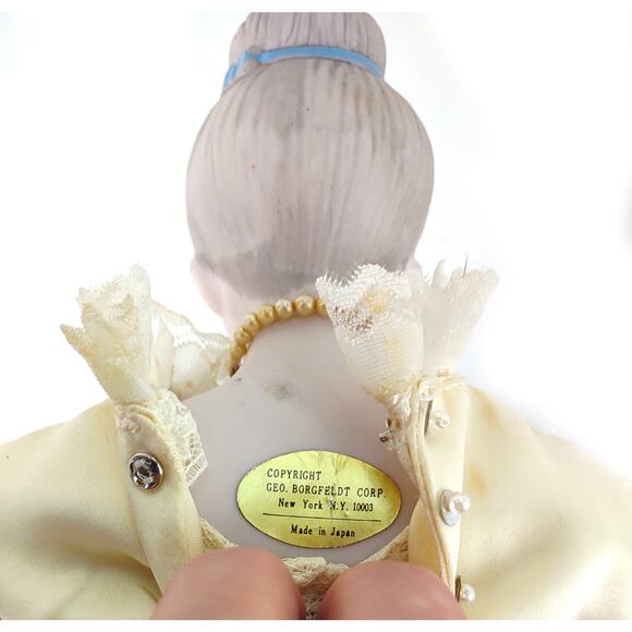 Vintage Geo Borgfeldt NY Empress Josephine 17" Porcelain Bisque Doll, Made Japan - Picture 14 of 14